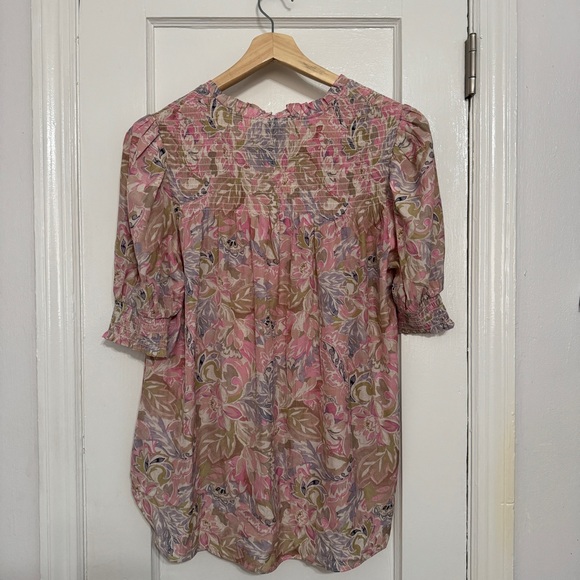 Rose+Olive Women’s Multicolor Floral Blouse | L - Picture 2 of 4